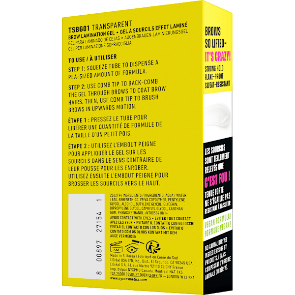 Augenbrauengel The Brow Glue Crazy Lift 01 NYX PROFESSIONAL MAKEUP