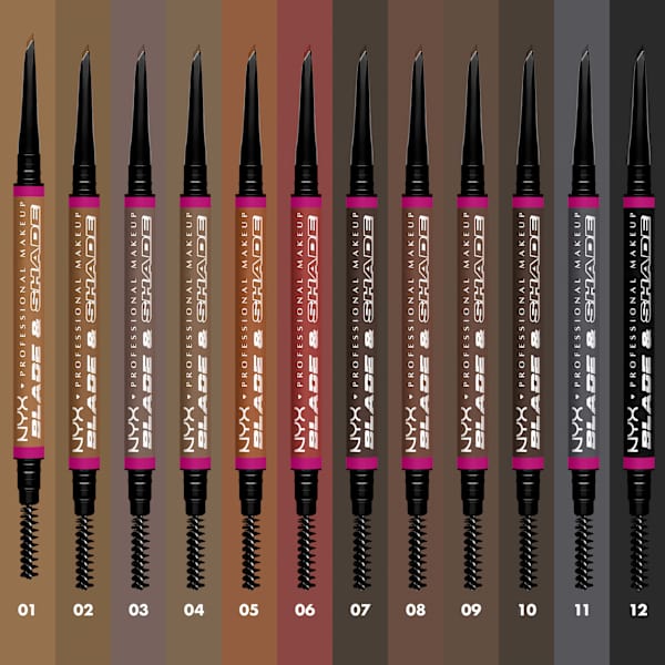 Augenbrauenstift Blade & Shade Nano 07 Ash Brown NYX PROFESSIONAL MAKEUP