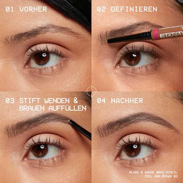 Augenbrauenstift Blade & Shade Nano, 10 Espresso NYX PROFESSIONAL MAKEUP