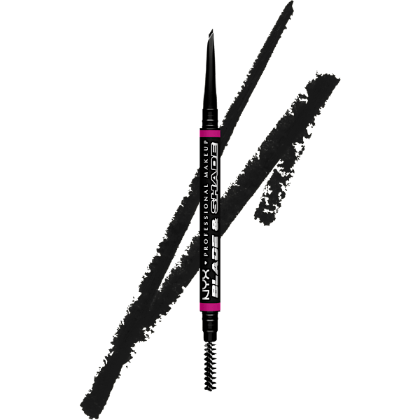 Augenbrauenstift Blade & Shade Nano, 12 Black NYX PROFESSIONAL MAKEUP