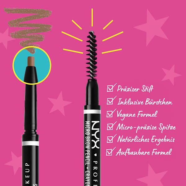Augenbrauenstift Micro 07 Espresso NYX PROFESSIONAL MAKEUP
