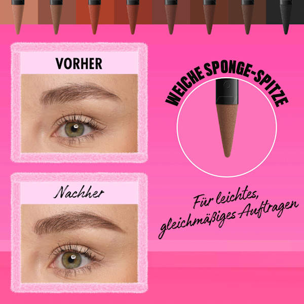Augenbrauenstift Puder Fluff & Snatch 05 Cool Ash Brown NYX PROFESSIONAL MAKEUP