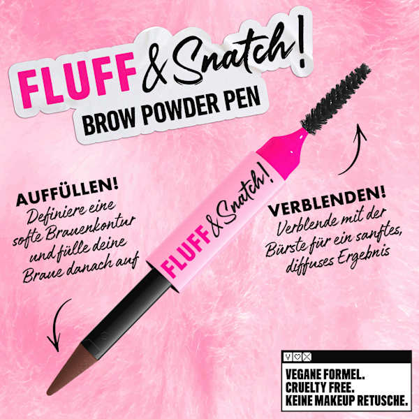 Augenbrauenstift Puder Fluff & Snatch 05 Cool Ash Brown NYX PROFESSIONAL MAKEUP