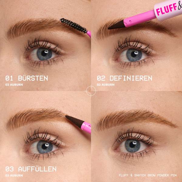 Augenbrauenstift Puder Fluff & Snatch 07 Espresso NYX PROFESSIONAL MAKEUP