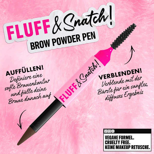 Augenbrauenstift Puder Fluff & Snatch 07 Espresso NYX PROFESSIONAL MAKEUP