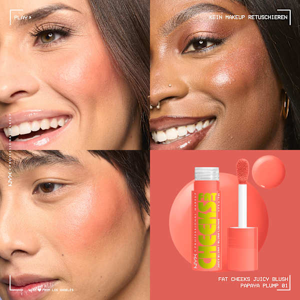 Blush Fat Cheeks Papaya Plump 01 NYX PROFESSIONAL MAKEUP