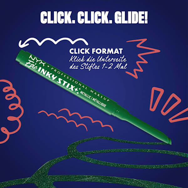 Eyeliner Epic Inky Stix Waterproof 14 Electric NYX PROFESSIONAL MAKEUP