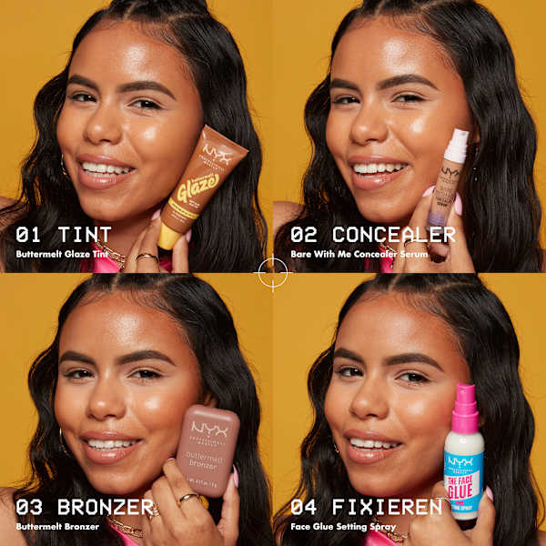 Foundation Buttermelt Glaze mit LSF 30, 01 Whipped Butta NYX PROFESSIONAL MAKEUP