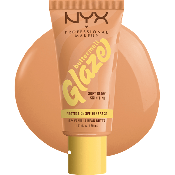 Foundation Buttermelt Glaze mit LSF 30, 02 Vanilla Bean Butta NYX PROFESSIONAL MAKEUP