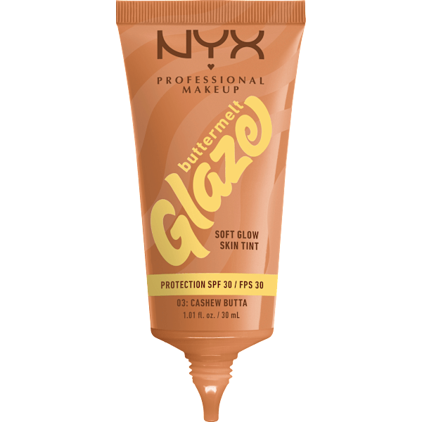 Foundation Buttermelt Glaze mit LSF 30, 03 Cashew Butta NYX PROFESSIONAL MAKEUP