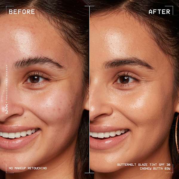Foundation Buttermelt Glaze mit LSF 30, 03 Cashew Butta NYX PROFESSIONAL MAKEUP