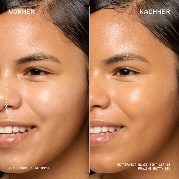 Foundation Buttermelt Glaze mit LSF 30, 06 Praline Butta NYX PROFESSIONAL MAKEUP