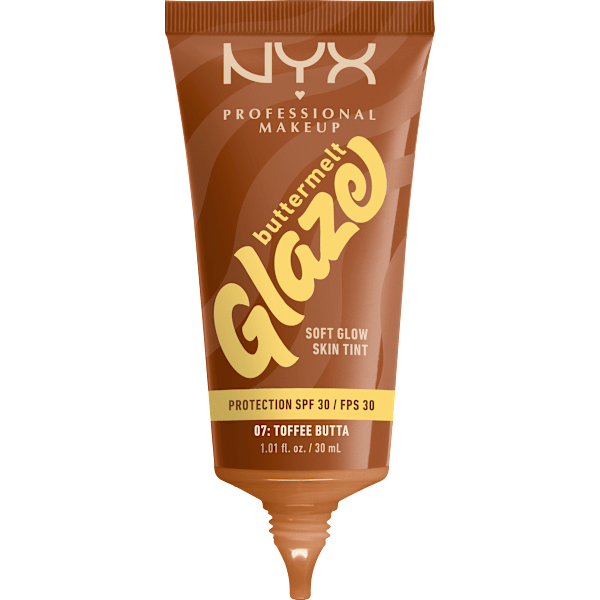 Foundation Buttermelt Glaze mit LSF 30, 07 Toffee Butta NYX PROFESSIONAL MAKEUP