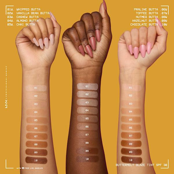 Foundation Buttermelt Glaze mit LSF 30, 07 Toffee Butta NYX PROFESSIONAL MAKEUP