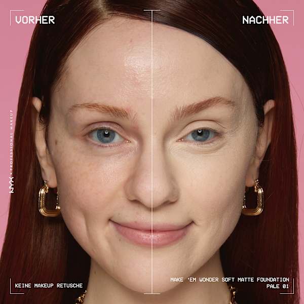 Foundation Make 'EM Wonder 01 Pale NYX PROFESSIONAL MAKEUP