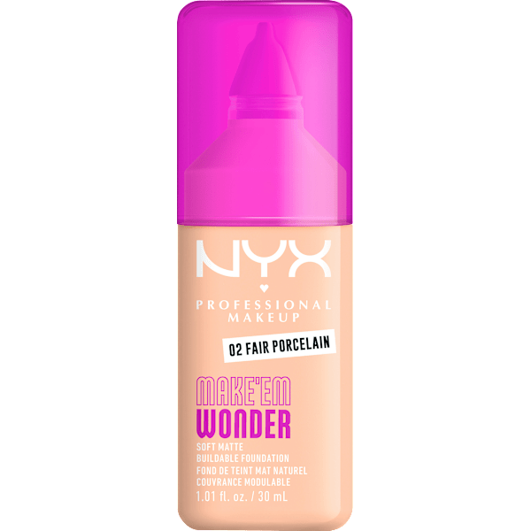 Foundation Make 'EM Wonder 02 Fair Pocelain NYX PROFESSIONAL MAKEUP