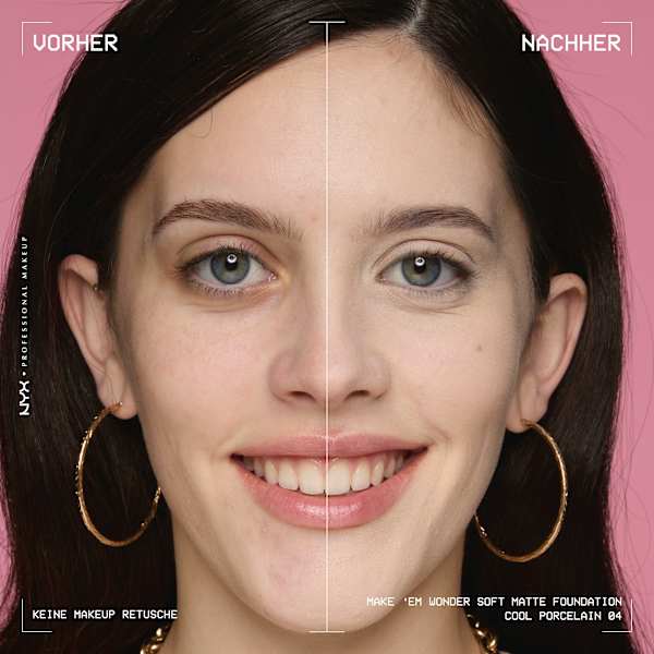 Foundation Make 'EM Wonder 04 Cool Porcelain NYX PROFESSIONAL MAKEUP