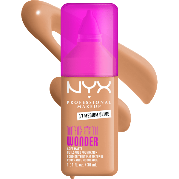 Foundation Make 'EM Wonder 17 Medium Olive NYX PROFESSIONAL MAKEUP