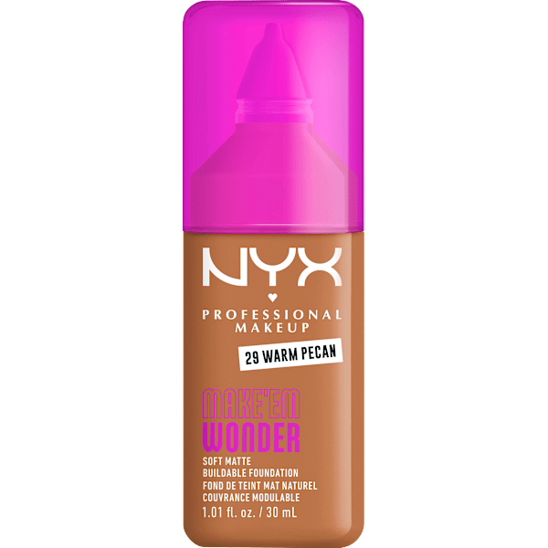 Foundation Make 'EM Wonder 29 Warm Pecan NYX PROFESSIONAL MAKEUP