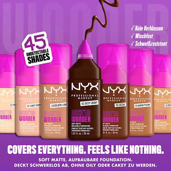 Foundation Make 'EM Wonder 31 NYX PROFESSIONAL MAKEUP