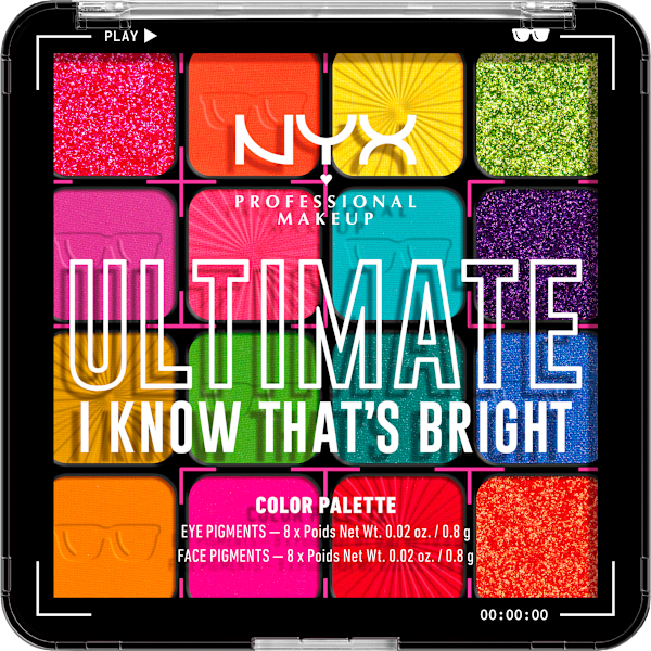 Lidschatten Palette Ultimate 04W I Know That's Bright NYX PROFESSIONAL MAKEUP