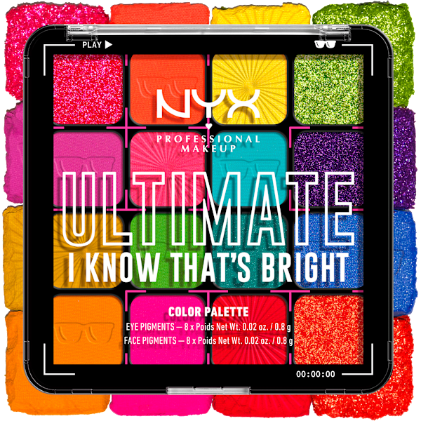 Lidschatten Palette Ultimate 04W I Know That's Bright NYX PROFESSIONAL MAKEUP