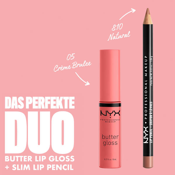 Lipgloss Butter 05 Creme Brulee NYX PROFESSIONAL MAKEUP