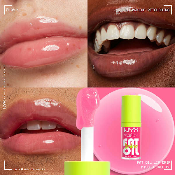 Lipgloss Fat Oil Lip Drip 02 Missed Call NYX PROFESSIONAL MAKEUP