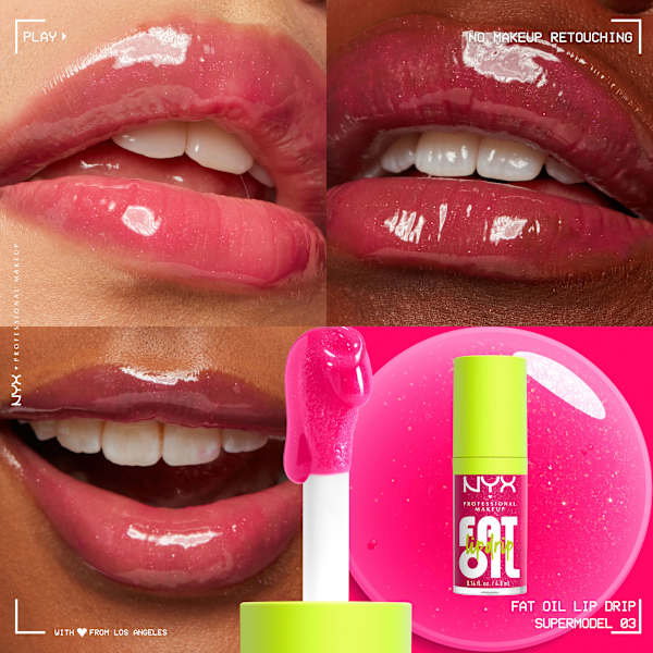 Lipgloss Fat Oil Lip Drip 03 Supermodel NYX PROFESSIONAL MAKEUP