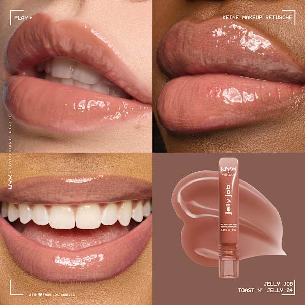 Lipgloss Jelly Job 04 Toast N' Jelly NYX PROFESSIONAL MAKEUP