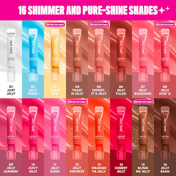 Lipgloss Jelly Job 04 Toast N' Jelly NYX PROFESSIONAL MAKEUP