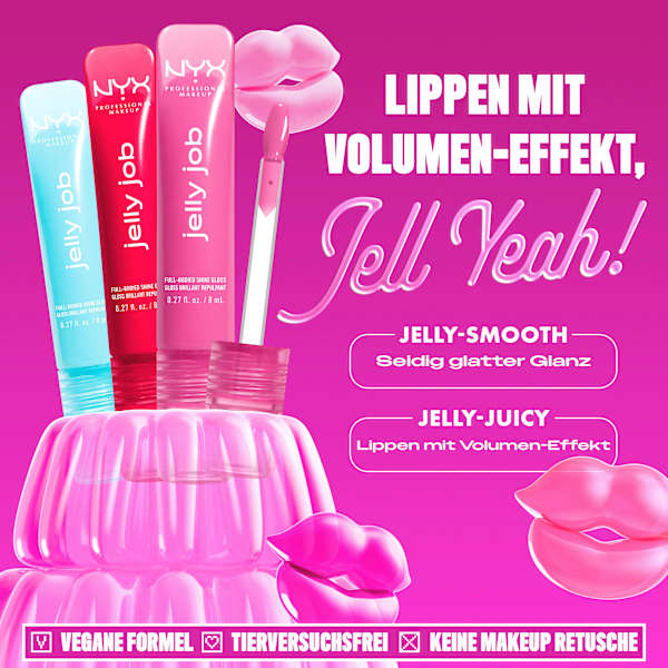Lipgloss Jelly Job 07 Jelly Blushin NYX PROFESSIONAL MAKEUP