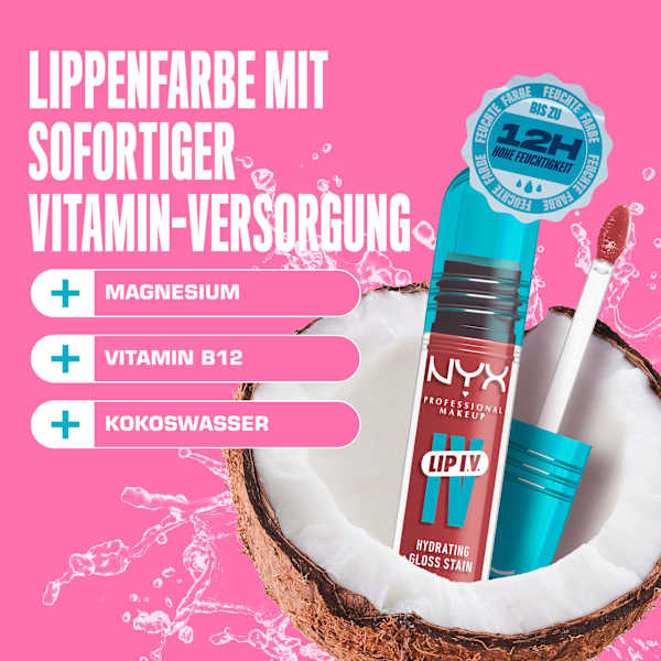 Lipgloss LIP IV Stain 17 Petal Pourin' NYX PROFESSIONAL MAKEUP