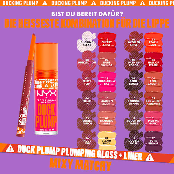 Lipliner Duck Plump 06 Nude Flip NYX PROFESSIONAL MAKEUP