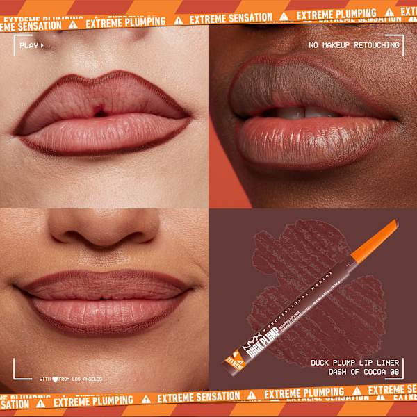 Lipliner Duck Plump 08 Dash of Cocoa NYX PROFESSIONAL MAKEUP