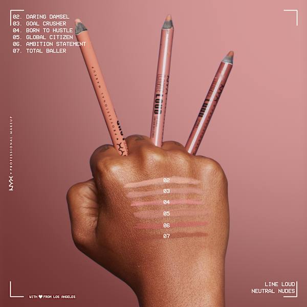 Lipliner Line Loud 03 Goal Crusher NYX PROFESSIONAL MAKEUP