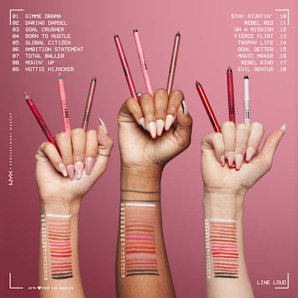 Lipliner Line Loud 17 Rebel Kind NYX PROFESSIONAL MAKEUP