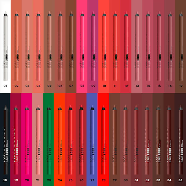 Lipliner Line Loud Longwear 01 No Wine-Ing NYX PROFESSIONAL MAKEUP