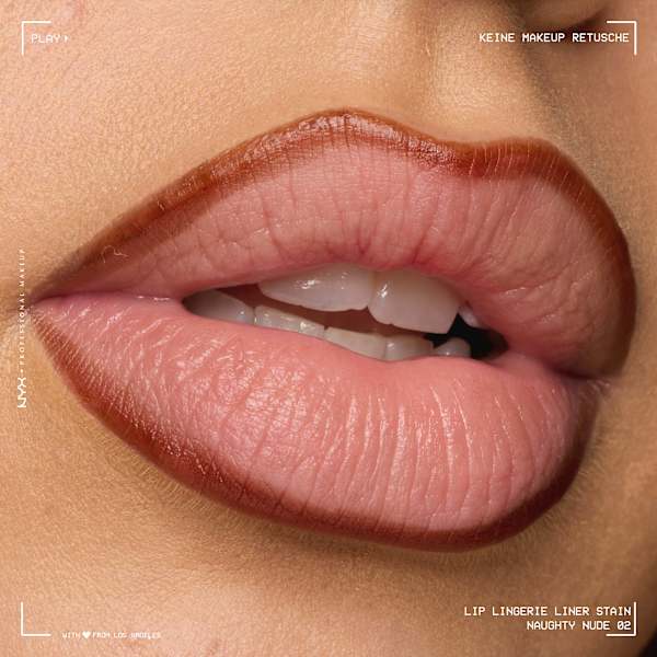 Lipliner Lip Lingerie 02 Stain Naughty Nude NYX PROFESSIONAL MAKEUP