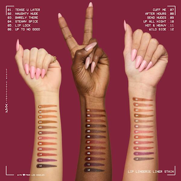Lipliner Lip Lingerie Stain 01 Tease U Later NYX PROFESSIONAL MAKEUP