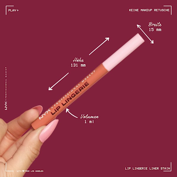 Lipliner Lip Lingerie Stain 11 Hot n Heavy NYX PROFESSIONAL MAKEUP