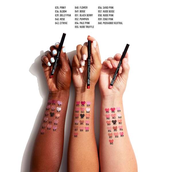 Lipliner Slim 854  Pale Pink NYX PROFESSIONAL MAKEUP
