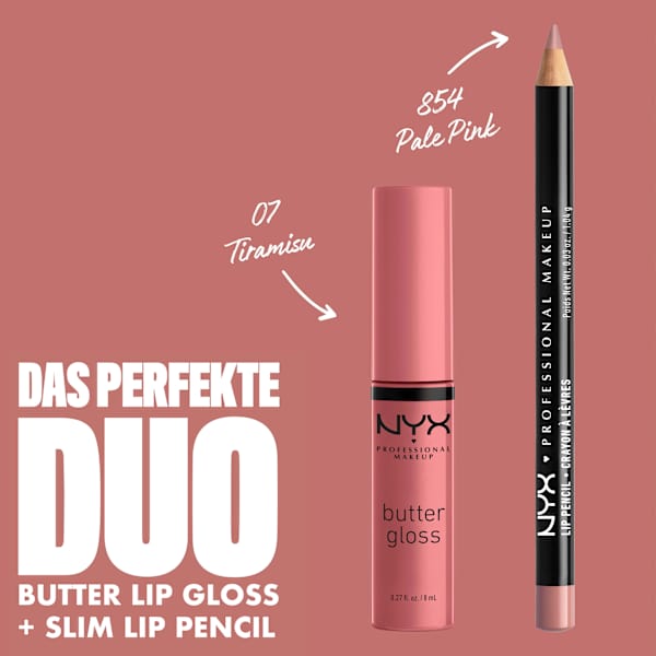 Lipliner Slim 854  Pale Pink NYX PROFESSIONAL MAKEUP