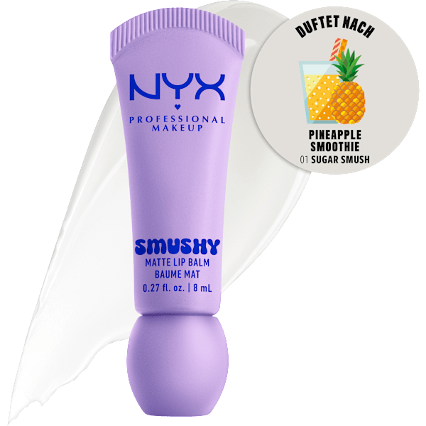 Lippenbalsam Smushy Matte 01 Sugar Smush NYX PROFESSIONAL MAKEUP