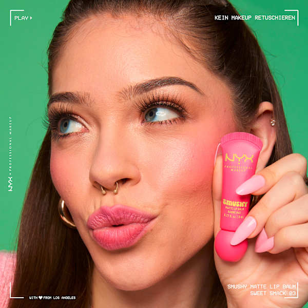 Lippenbalsam Smushy Matte 03 Sweet Smack NYX PROFESSIONAL MAKEUP