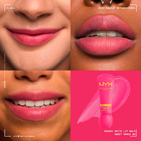 Lippenbalsam Smushy Matte 03 Sweet Smack NYX PROFESSIONAL MAKEUP