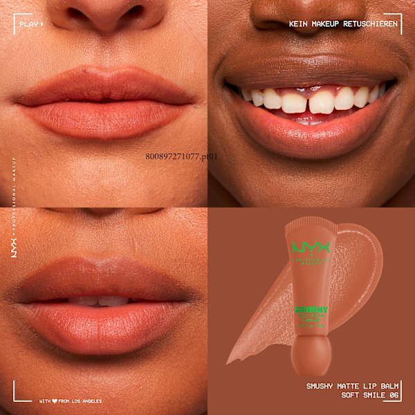 Lippenbalsam Smushy Matte 06 Soft Smile NYX PROFESSIONAL MAKEUP