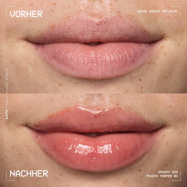 Lippenmaske Smushy SOS Hydrating 03 Peachy Pamper NYX PROFESSIONAL MAKEUP
