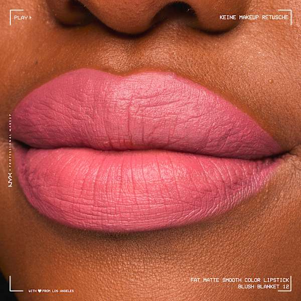 Lippenstift Fat Matte Smooth 12 Blush Blanket NYX PROFESSIONAL MAKEUP