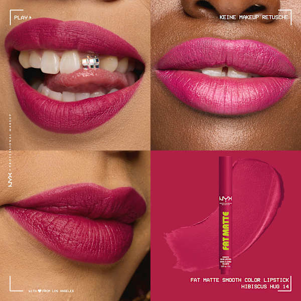 Lippenstift Fat Matte Smooth 14 Hibiscus Hug NYX PROFESSIONAL MAKEUP